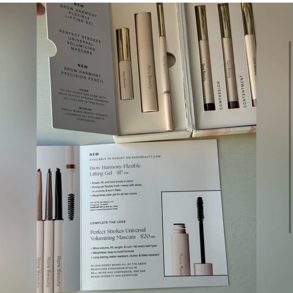 NWT Rare Beauty by Selena Gomez Eye Brow eye Bundle